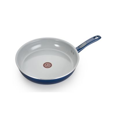 het winkelcentrum Eigen groentje T-fal® Pure Cook Ceramic Nonstick 9.5-Inch Aluminum Fry Pan in Blue | Bed  Bath & Beyond