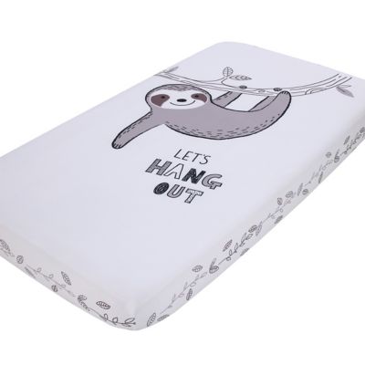 sloth baby crib sheets