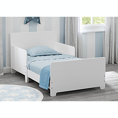 Delta Children&reg; MySize Toddler Bed in Bianca White. View a larger version of this product image.