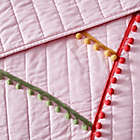 Alternate image 6 for Mi Zone Juniper Rainbow 4-Piece Full/Queen Coverlet Set in Pink