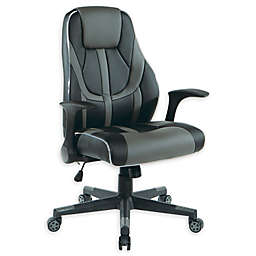 OSP Home Furnishings Output Gaming Chair with LED Piping