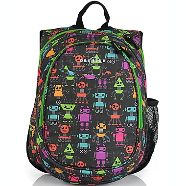 Obersee Preschool All-in-One Backpack for Kids with Insulated Cooler in Robots. View a larger version of this product image.