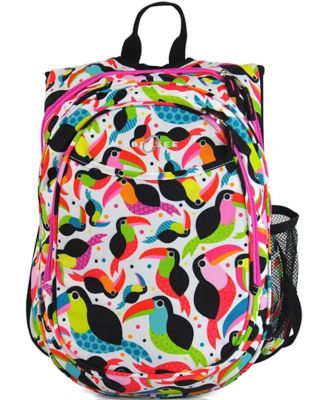 Obersee Preschool All-in-One Backpack for Kids with Insulated Cooler in Toucan