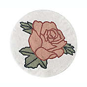 Sweet Jojo Designs&reg; Vintage Floral 30&quot; Round Rug in Pink/Green