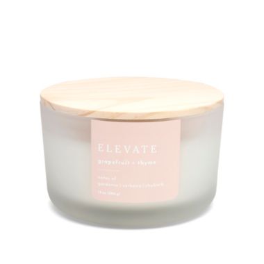 Grapefruit + Thyme Scented 14 oz. 3-Wick Candle. View a larger version of this product image.