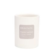 Bergamot + Patchouli Scented 9 oz. Ceramic Candle