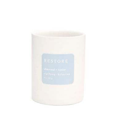 Charcoal + Tonka Scented 9 oz. Ceramic Candle. View a larger version of this product image.