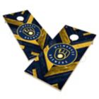 Alternate image 0 for MLB Milwaukee Brewers Herringbone Cornhole Set