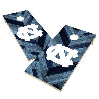 8 CORNHOLE BEAN BAG CORN HOLE UNC NORTH CAROLINA TARHEEL TAILGATE TOSS PINK PB 