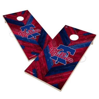 MLB Philadelphia Phillies Herringbone Cornhole Set. View a larger version of this product image.