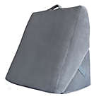 Alternate image 1 for Perfect Position Memory Foam Wedge Pillow in Grey
