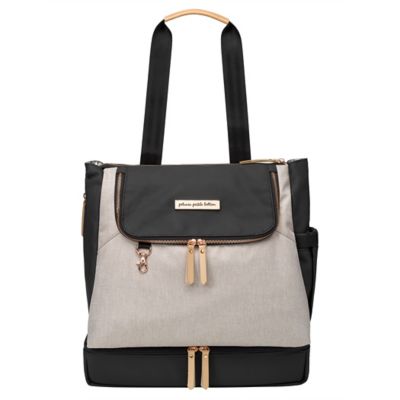 petunia pickle bottom gray diaper bag