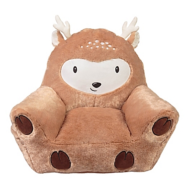 Trend Lab&reg; Deer Plush Character Chair in Tan. View a larger version of this product image.
