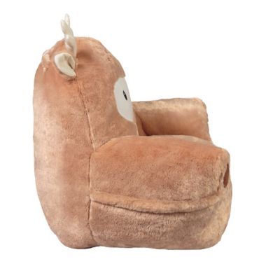 Trend Lab&reg; Deer Plush Character Chair in Tan. View a larger version of this product image.