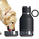Alternate image 1 for ASOBU Stainless Steel Dog Bowl Water Bottle in Black