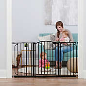 Regalo Home Accents Super Wide Safety Gate in Bronze