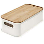 Alternate image 0 for iDesign&reg; Large Eco Stacking Bin with Bamboo Lid