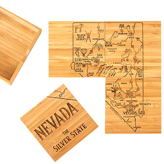 Alternate image 1 for Totally Bamboo Nevada Puzzle 5-Piece Coaster Set