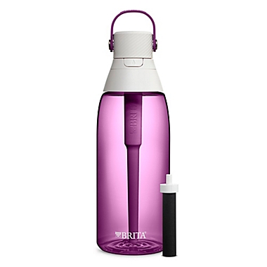 Brita&reg; Premium 36 oz. Filtering Water Bottle in Orchid. View a larger version of this product image.