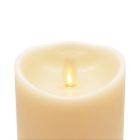 Alternate image 5 for Luminara&reg; Candles Real-Flame Effect 5-Inch Pillar Candle in Ivory