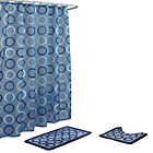 Alternate image 3 for Terrell Geometric 15-Piece Bath Bundle Set in Blue