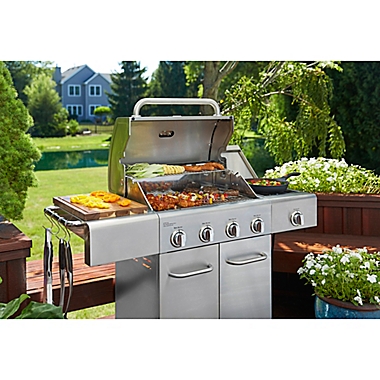 Kenmore&reg; PG-40405S0L 4-Burner Gas Grill in Stainless Steel. View a larger version of this product image.