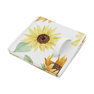Sweet Jojo Designs Sunflower Toy Bin in Yellow/Green. View a larger version of this product image.