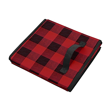 Sweet Jojo Designs Lumberjack Toy Bin in Red/Black. View a larger version of this product image.