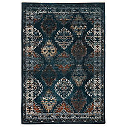 Vibe by Jaipur Living Lia 9'6 x 12'7 Area Rug in Blue/Rust