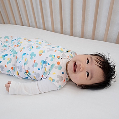 HALO&reg; Disney&reg; Small Mickey Mouse 2-in-1 SleepSack&reg; Swaddle in Grey. View a larger version of this product image.