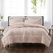 Cannon&reg; Heritage Solid 3-Piece Reversible King Comforter in Blush
