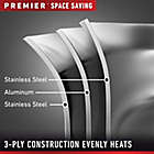 Alternate image 3 for Calphalon&reg; Premier&trade; Space Saving Stainless Steel 10-Piece Cookware Set