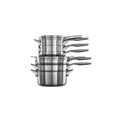 Calphalon&reg; Premier&trade; Space Saving Stainless Steel 10-Piece Cookware Set