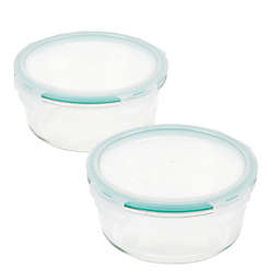 Lock and Lock Purely Better 2-Pack 32 oz. Round Food Storage Containers