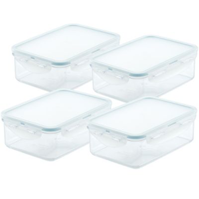 Lock and Lock Purely Better 4-Pack Rectangular Food Storage Containers