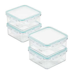 Lock and Lock Purely Better 4-Pack 20 oz. Square Food Storage Containers
