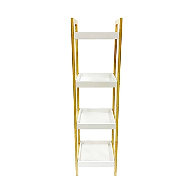 SALT&trade; Space Saver Floor Tower in White. View a larger version of this product image.