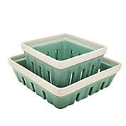 Bee &amp; Willow&trade; Springfield Berry Baskets in Mint/White (Set of 2)