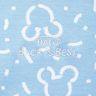HALO&reg; Disney&reg; Small Confetti Mickey 2-in-1 SleepSack&reg; Swaddle in Blue. View a larger version of this product image.