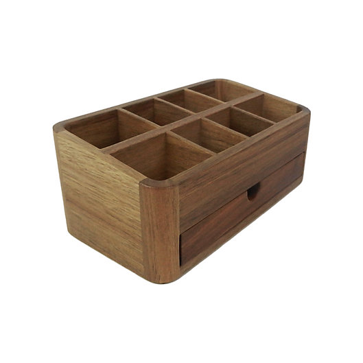 Alternate image 1 for Haven™ Acacia Vanity Organizer with Drawer