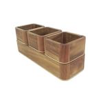 Alternate image 4 for Haven&trade; Acacia 4-Piece Stacking Organizer Set