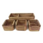 Alternate image 5 for Haven&trade; Acacia 4-Piece Stacking Organizer Set