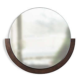 Umbra® Mira 21-Inch Wall Mirror in Aged Walnut