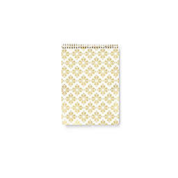 kate spade new york Spade Flower Top Spiral Notebook in Gold