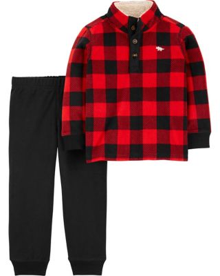 carter's buffalo plaid vest