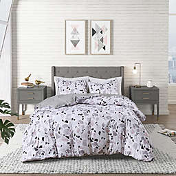 Terrazzo 3-Piece King/California King Comforter Set in Blush/Grey