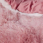 Alternate image 4 for CosmoLiving Cleo Ombre Shaggy Fur 3-Piece Full/Queen Comforter Set in Blush