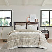 INK+IVY Mila 3-Piece Reversible Full/Queen Duvet Cover in Taupe