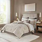 Alternate image 1 for Madison Park Emilia 12-Piece King Comforter Set in Khaki