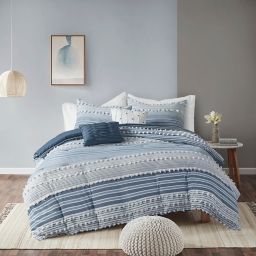 Urban Habitat Calum 4-Piece Twin/Twin XL Comforter Set in Navy